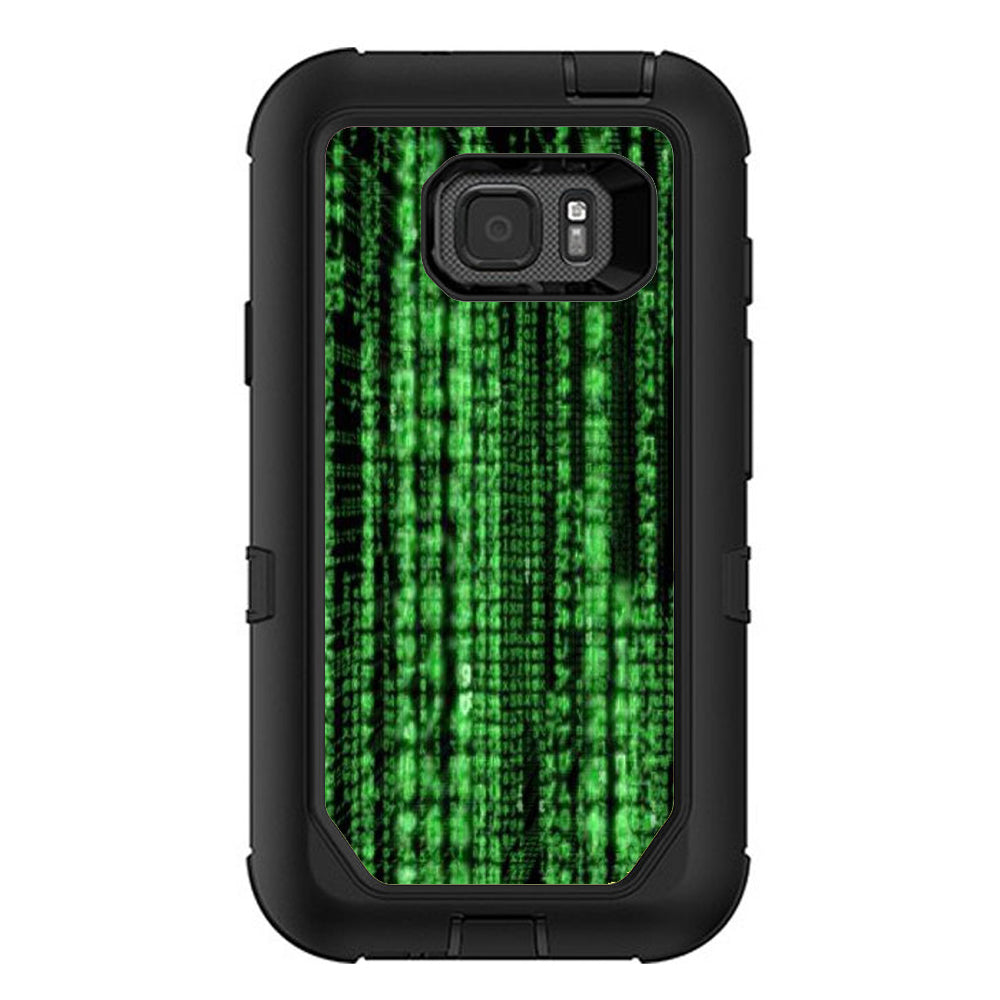  Matrix Code Otterbox Defender Samsung Galaxy S7 Active Skin