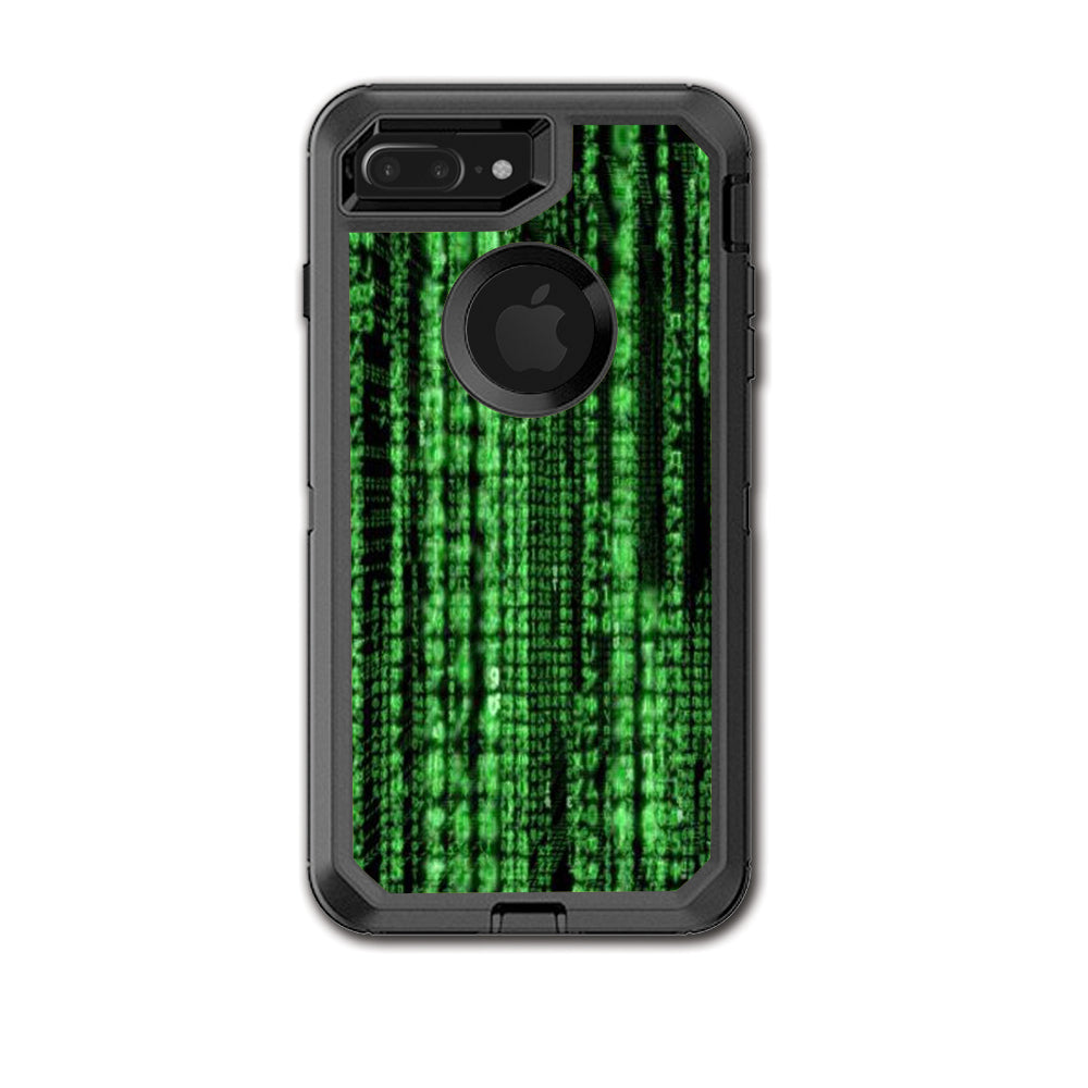  Matrix Code Otterbox Defender iPhone 7+ Plus or iPhone 8+ Plus Skin