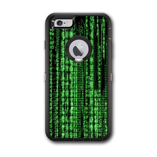  Matrix Code Otterbox Defender iPhone 6 PLUS Skin