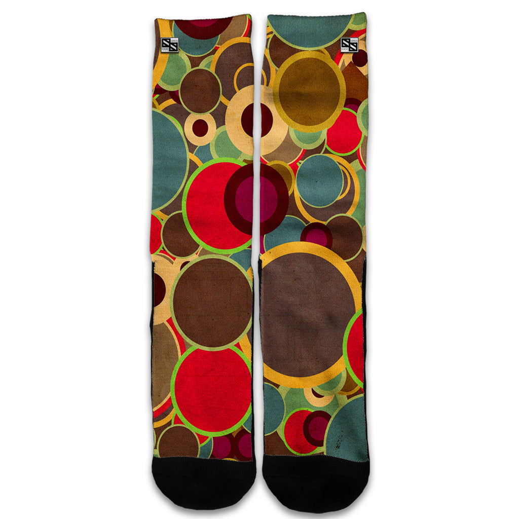  Colorful Dots Pattern Universal Socks