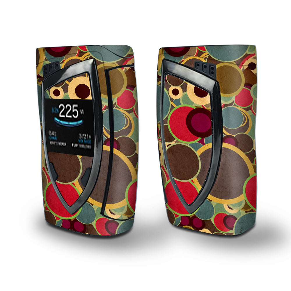Skin Decal Vinyl Wrap for Smok Devilkin Kit 225w Vape (includes TFV12 Prince Tank Skins) skins cover/ colorful dots pattern