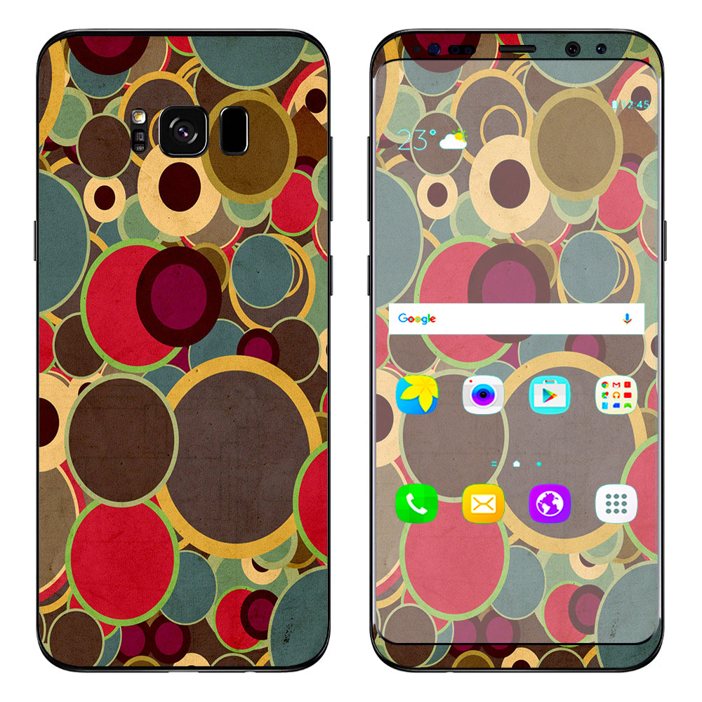  Colorful Dots Pattern Samsung Galaxy S8 Plus Skin