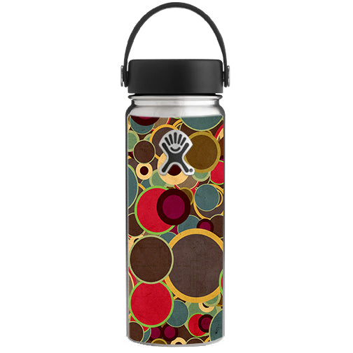  Colorful Dots Pattern Hydroflask 18oz Wide Mouth Skin