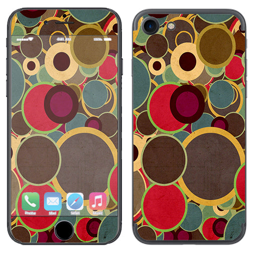  Colorful Dots Pattern Apple iPhone 7 or iPhone 8 Skin