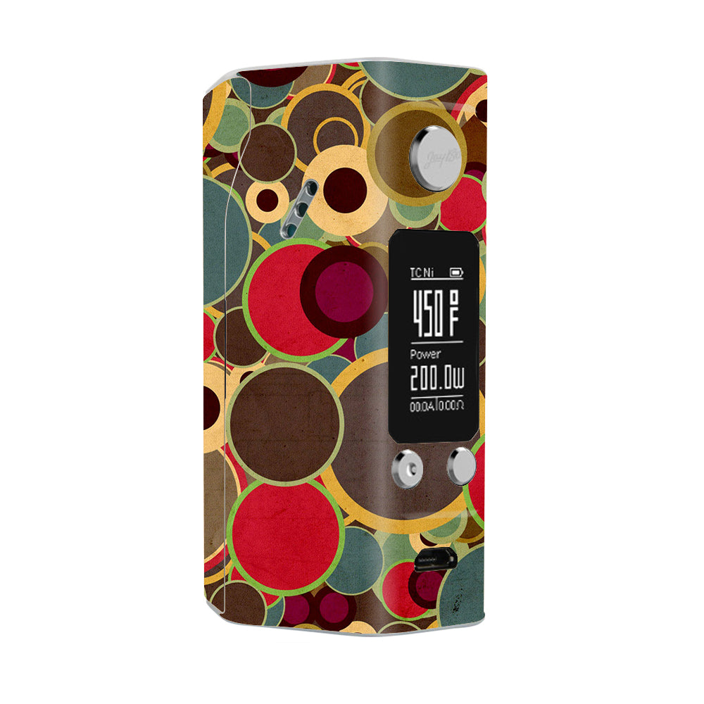  Colorful Dots Pattern Wismec Reuleaux RX200S Skin