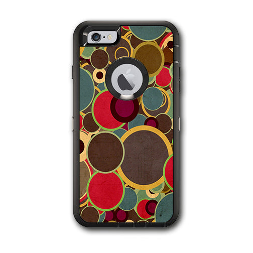  Colorful Dots Pattern Otterbox Defender iPhone 6 PLUS Skin