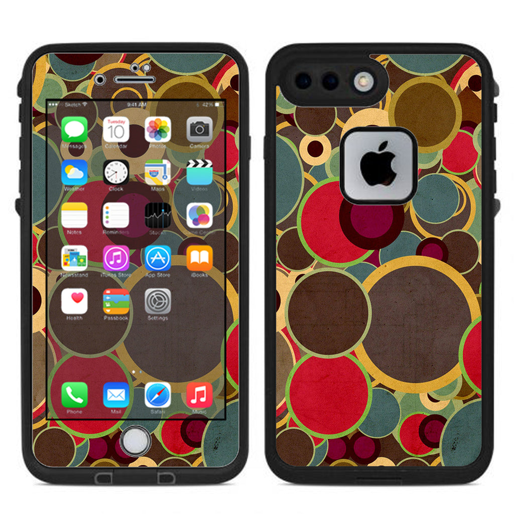  Colorful Dots Pattern Lifeproof Fre iPhone 7 Plus or iPhone 8 Plus Skin