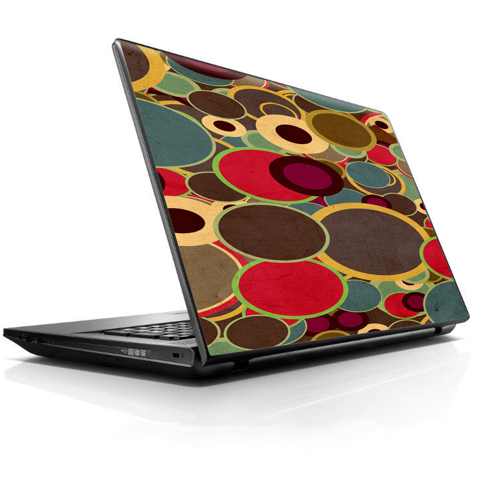  Colorful Dots Pattern Universal 13 to 16 inch wide laptop Skin