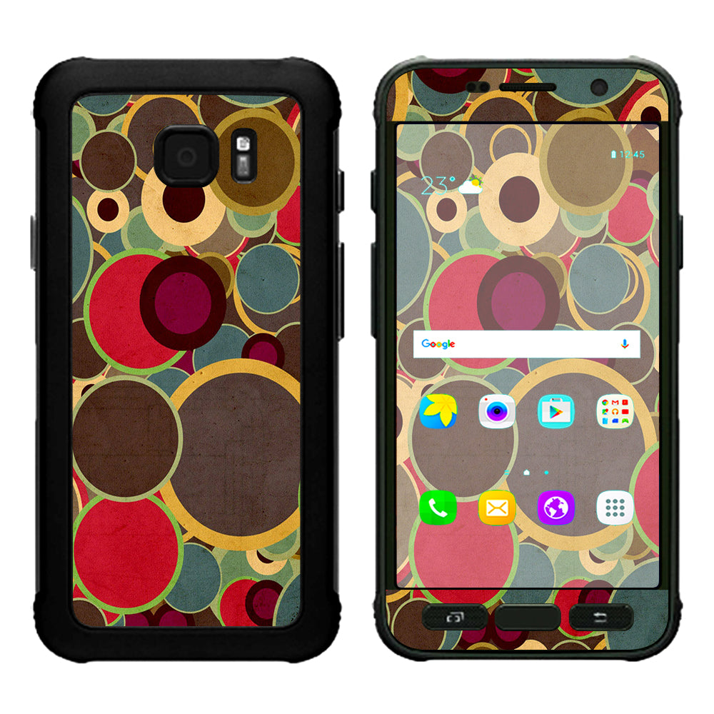  Colorful Dots Pattern Samsung Galaxy S7 Active Skin
