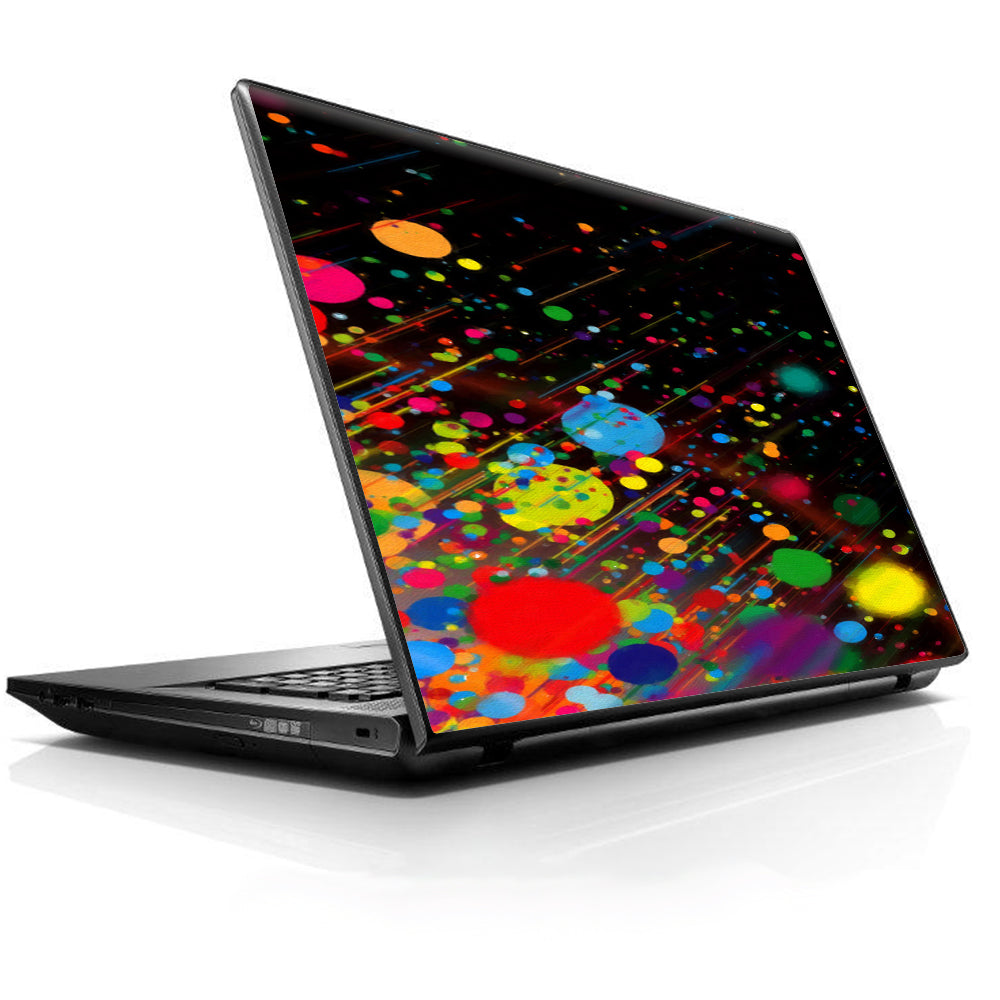  Colorful Paint Splatter Universal 13 to 16 inch wide laptop Skin