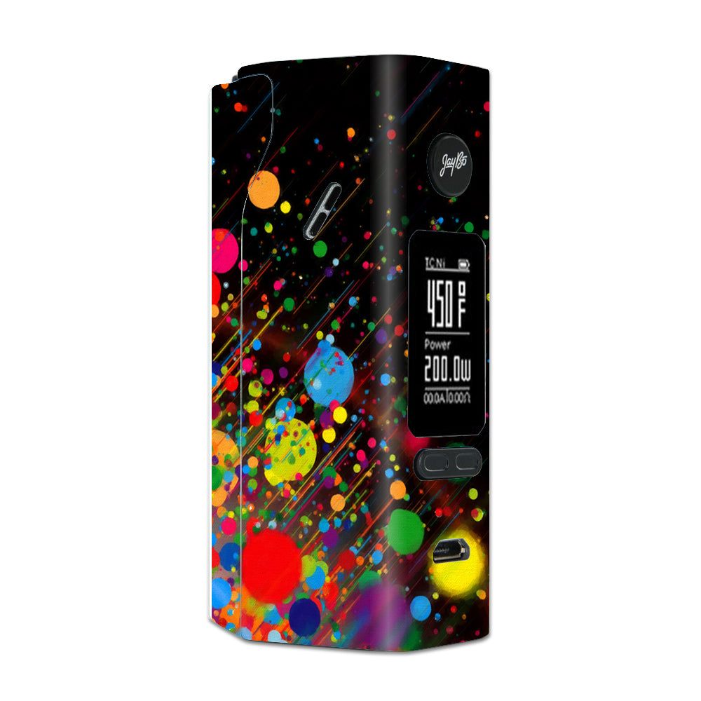  Colorful Paint Splatter Wismec Reuleaux RX 2/3 combo kit Skin