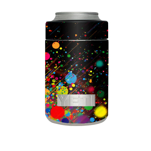  Colorful Paint Splatter Yeti Rambler Colster Skin