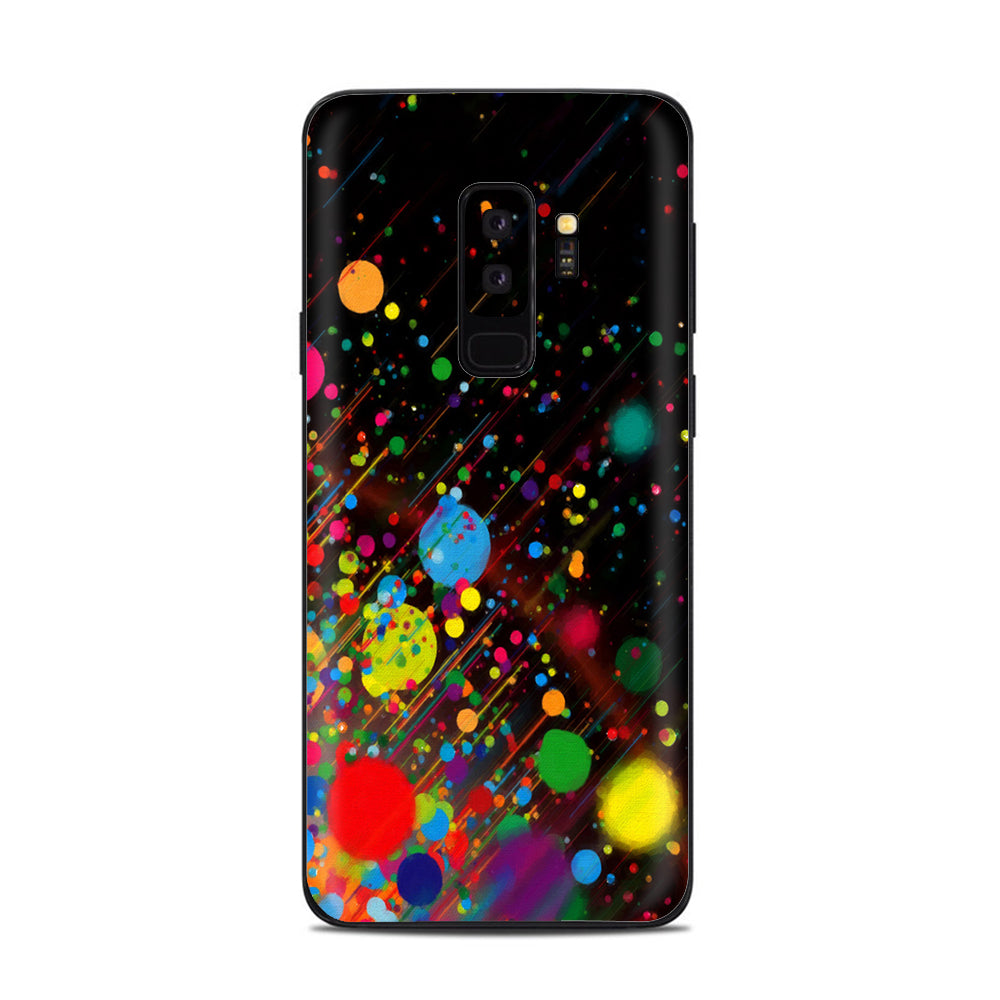  Colorful Paint Splatter  Samsung Galaxy S9 Plus Skin