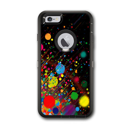  Colorful Paint Splatter Otterbox Defender iPhone 6 PLUS Skin