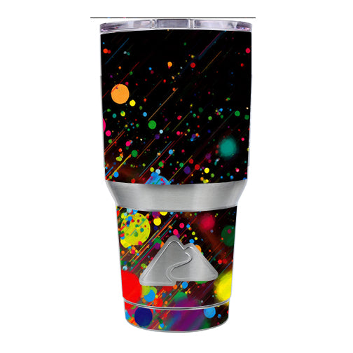  Colorful Paint Splatter Ozark Trail 20oz Tumbler Skin