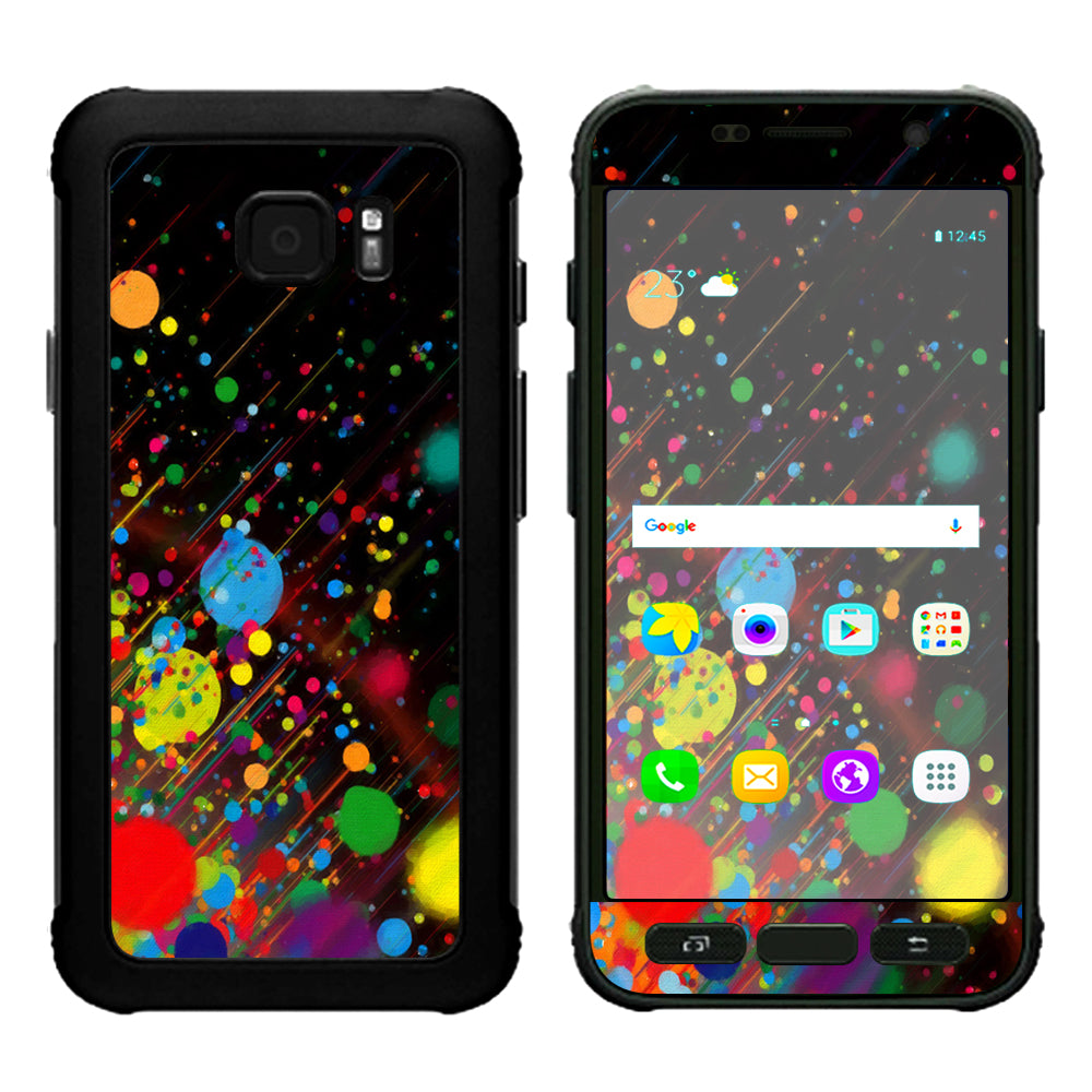  Colorful Paint Splatter  Samsung Galaxy S7 Active Skin