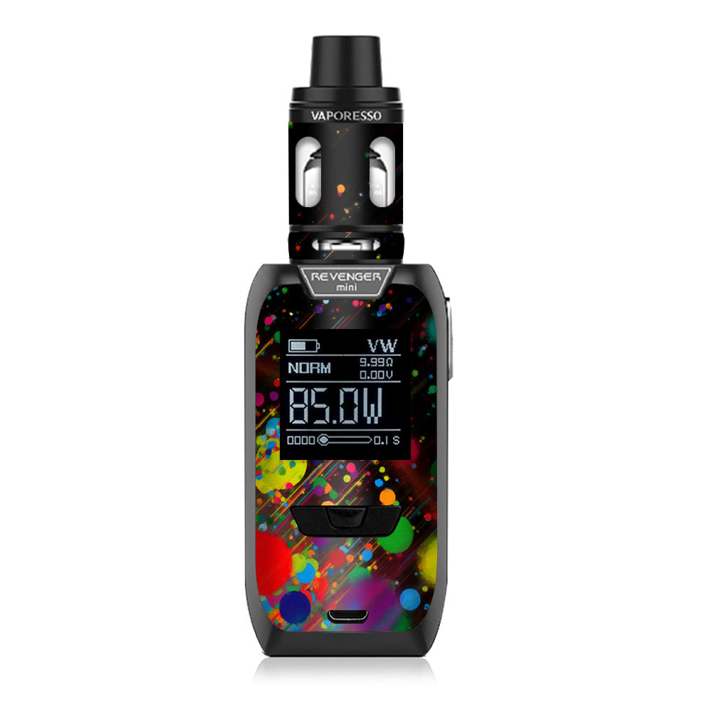  Colorful Paint Splatter  Vaporesso Revenger Mini 85w Skin