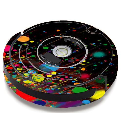  Colorful Paint Splatter iRobot Roomba 650/655 Skin