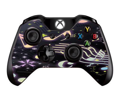  Colorful Music Notes Microsoft Xbox One Controller Skin