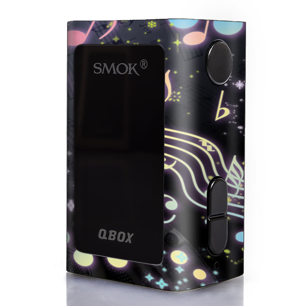  Colorful Music Notes Smok Q-Box Skin