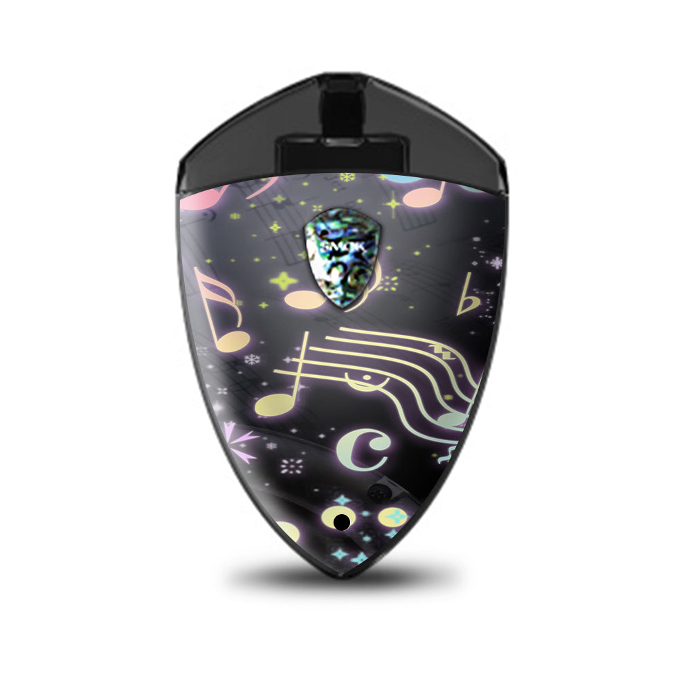  Colorful Music Notes Smok Rolo Badge Skin