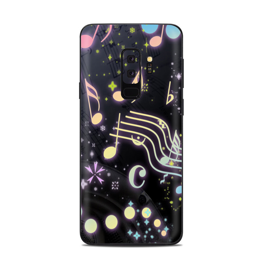  Colorful Music Notes Samsung Galaxy S9 Plus Skin