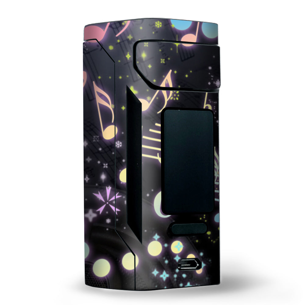  Colorful Music Notes Wismec RX2 20700 Skin