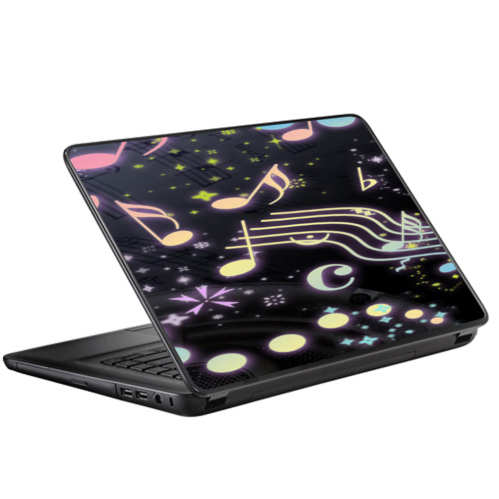  Colorful Music Notes Universal 13 to 16 inch wide laptop Skin