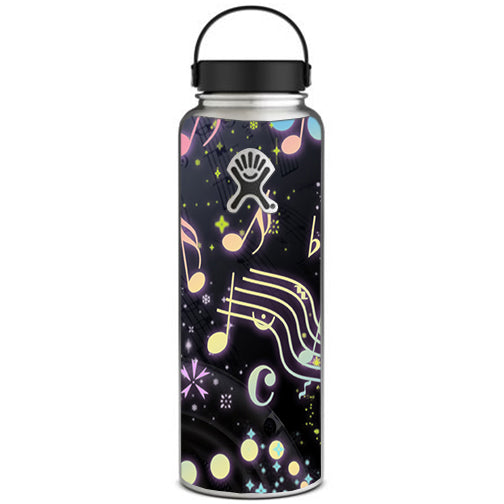  Colorful Music Notes Hydroflask 40oz Wide Mouth Skin