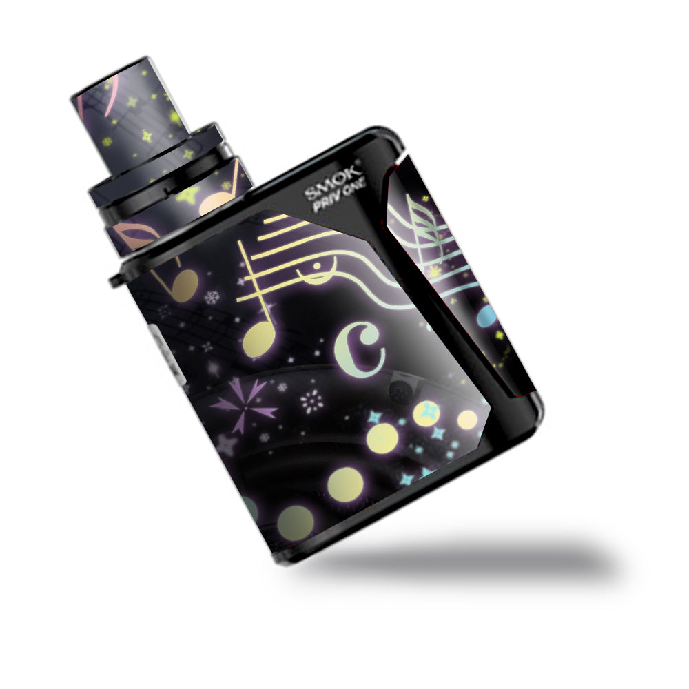  Colorful Music Notes Smok Priv One Skin