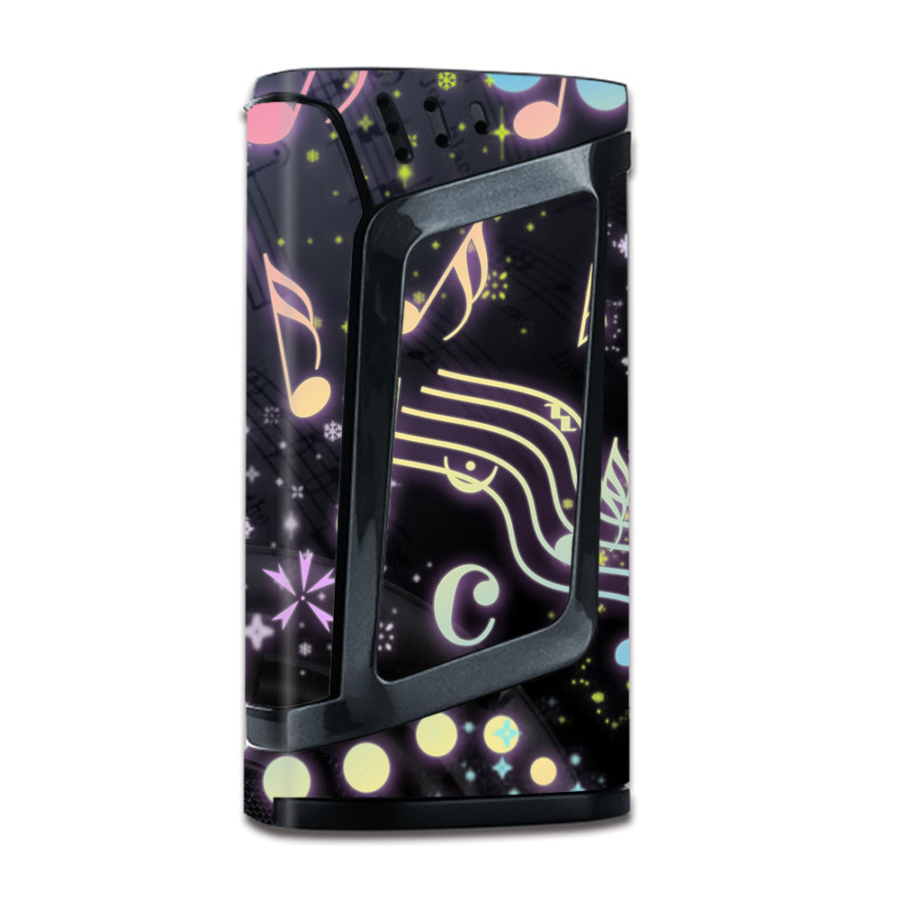  Colorful Music Notes Smok Alien 220W Skin