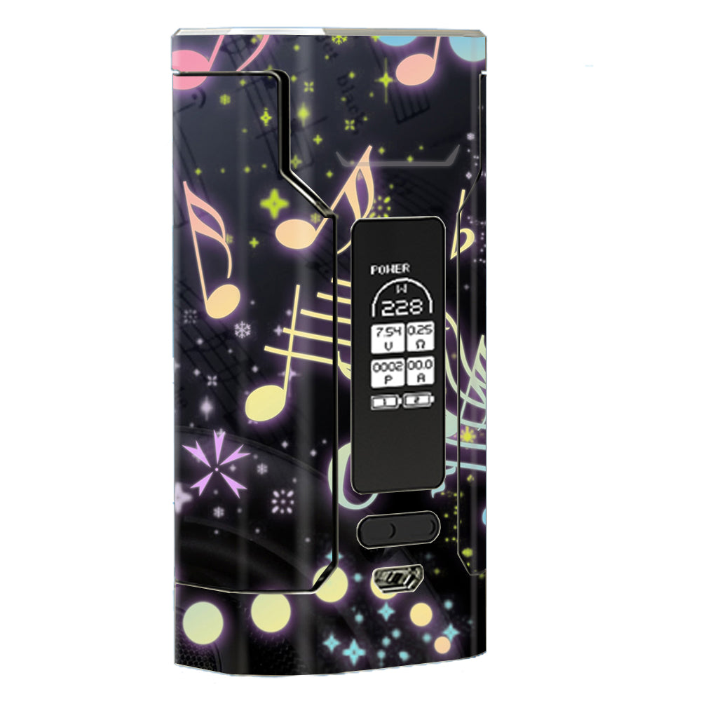  Colorful Music Notes Wismec Predator 228 Skin