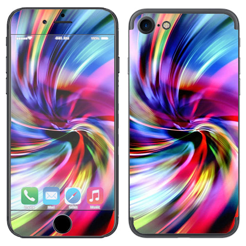  Color Swirls Trippy Apple iPhone 7 or iPhone 8 Skin