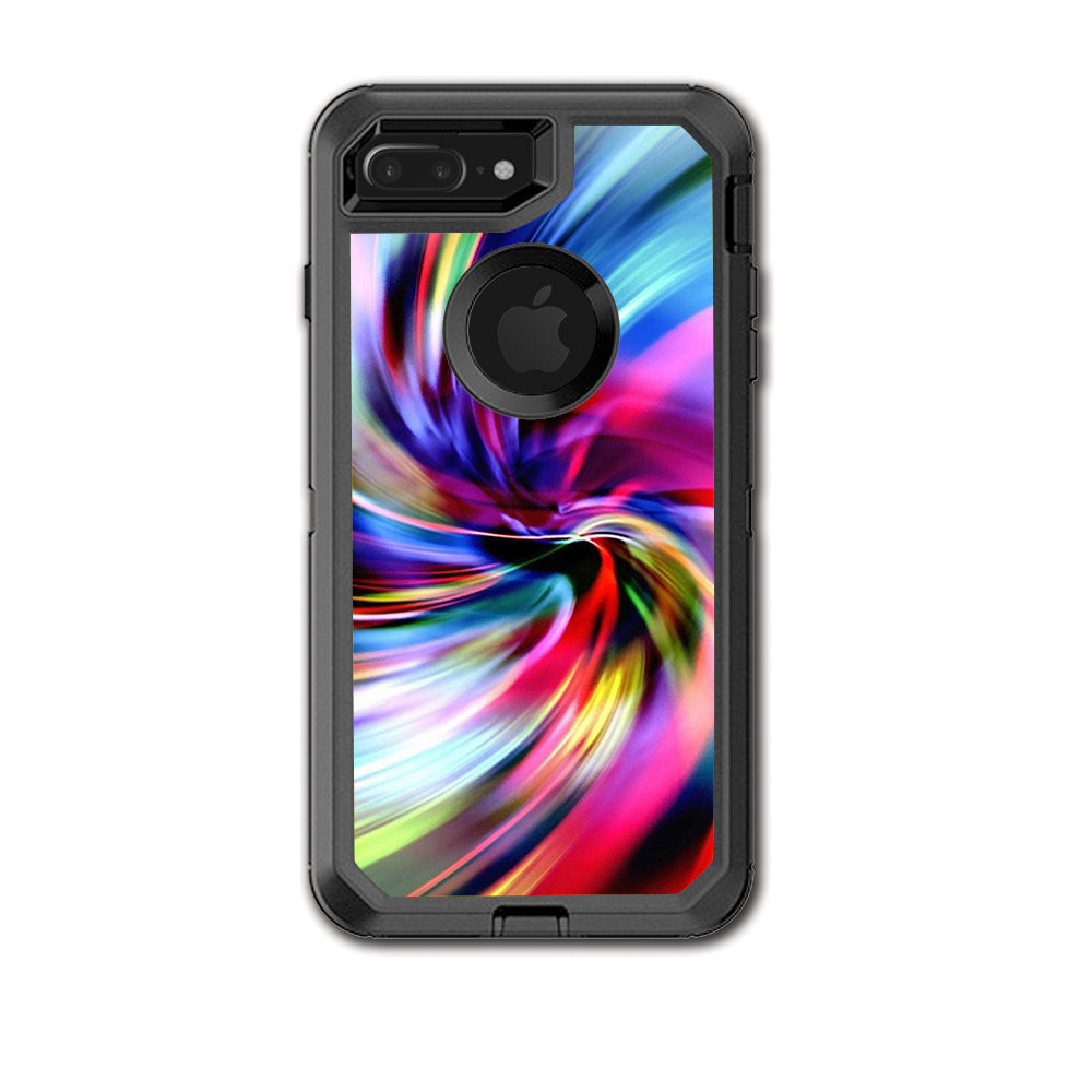  Color Swirls Trippy Otterbox Defender iPhone 7+ Plus or iPhone 8+ Plus Skin