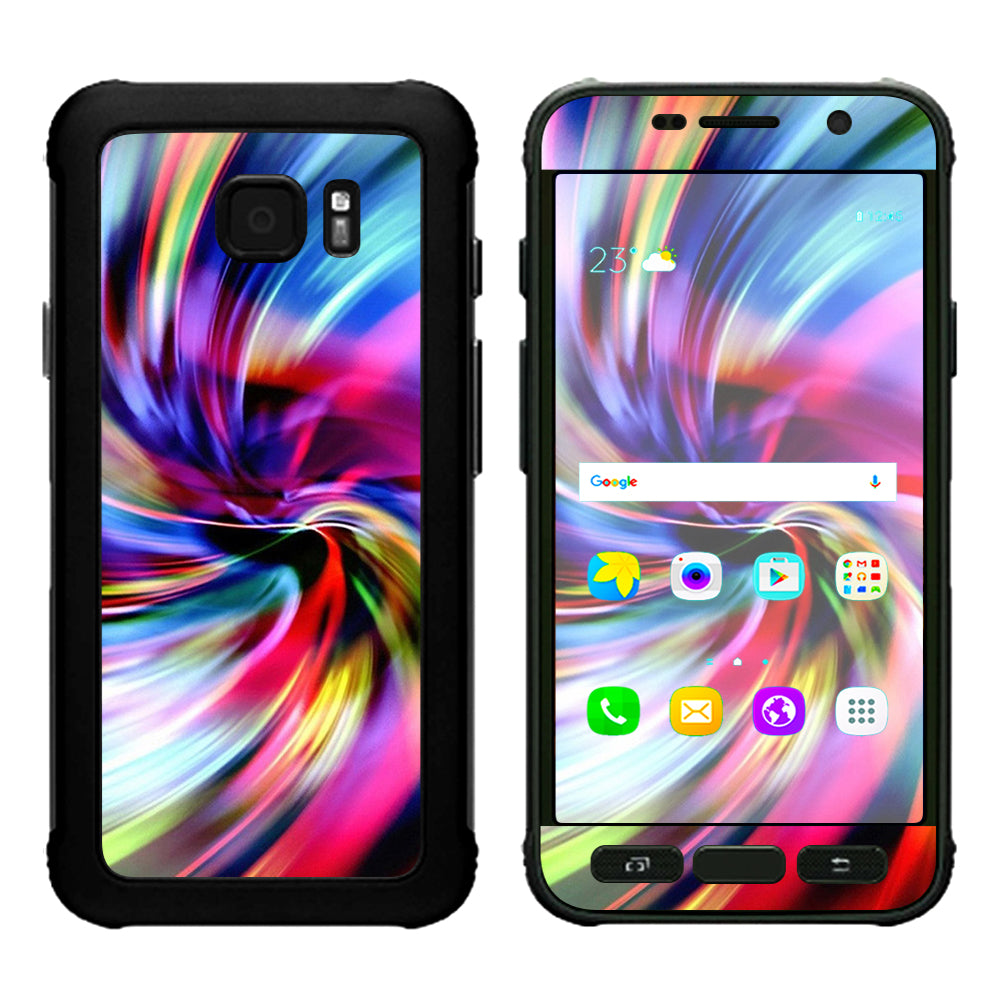  Color Swirls Trippy Samsung Galaxy S7 Active Skin