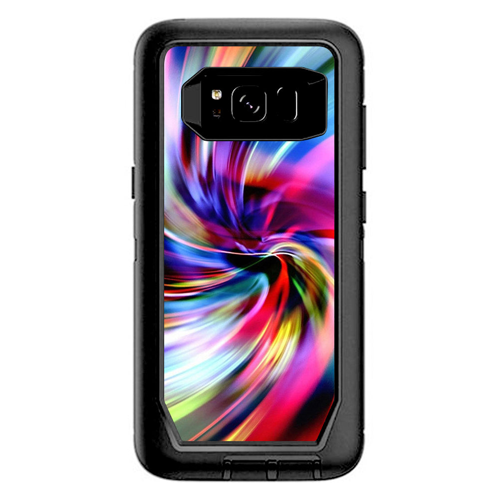  Color Swirls Trippy Otterbox Defender Samsung Galaxy S8 Skin