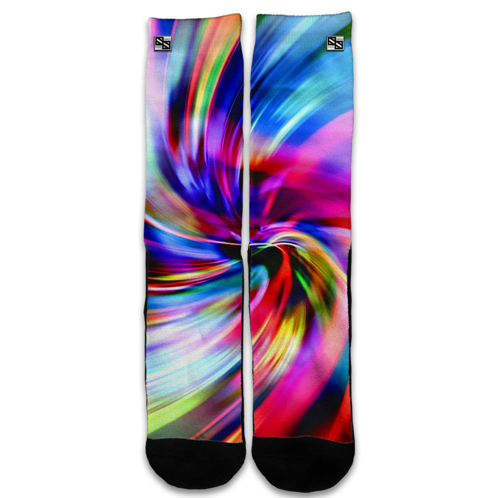  Color Swirls Trippy Universal Socks