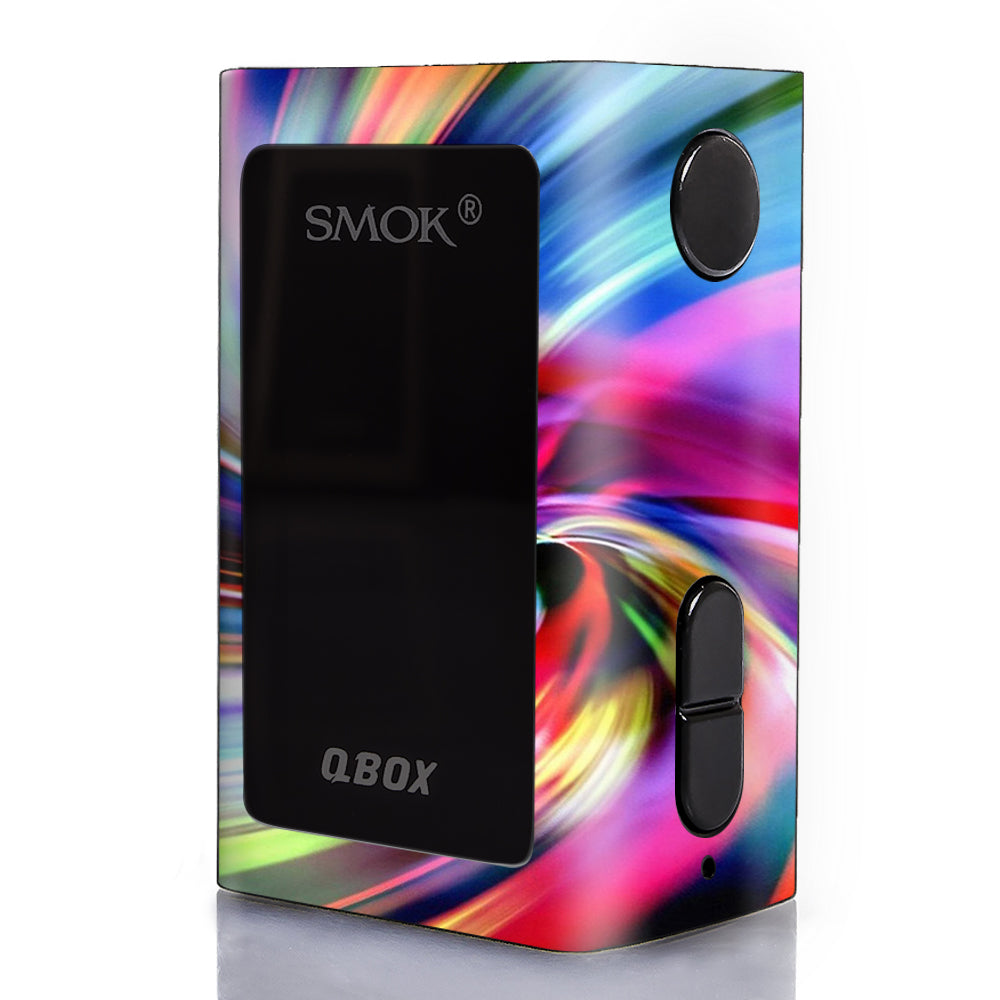  Color Swirls Trippy Smok Q-Box Skin