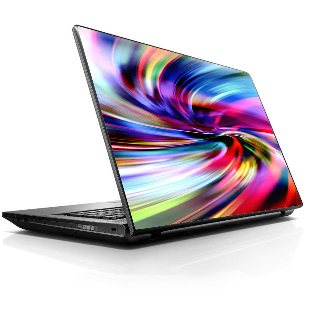  Color Swirls Trippy Universal 13 to 16 inch wide laptop Skin