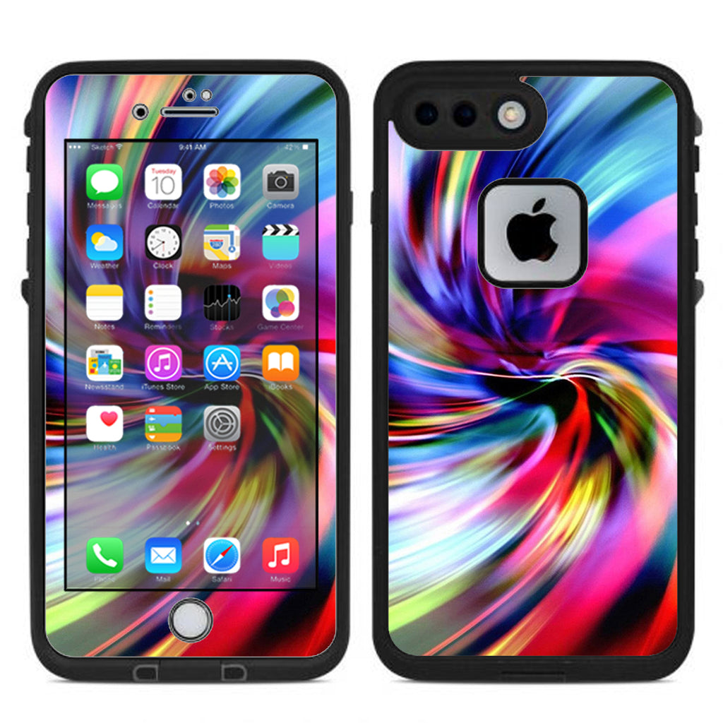  Color Swirls Trippy Lifeproof Fre iPhone 7 Plus or iPhone 8 Plus Skin