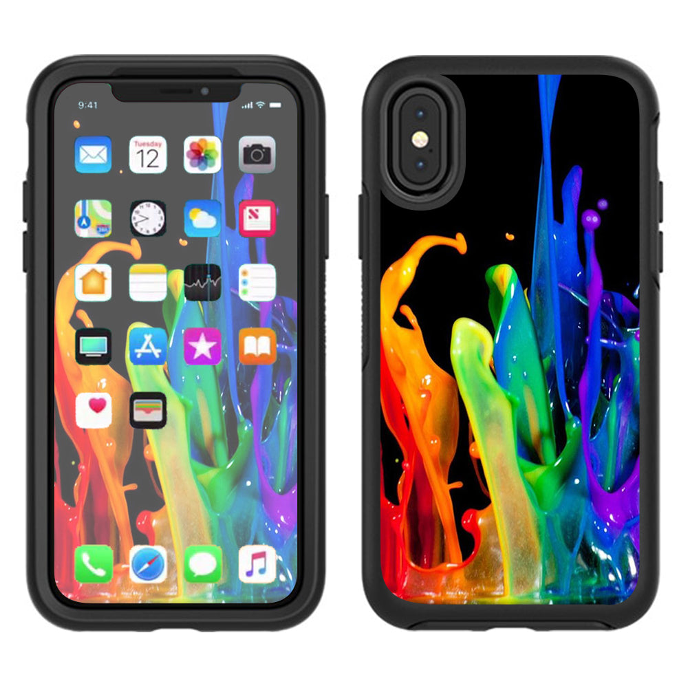  3D Painting Otterbox Defender Apple iPhone X Skin