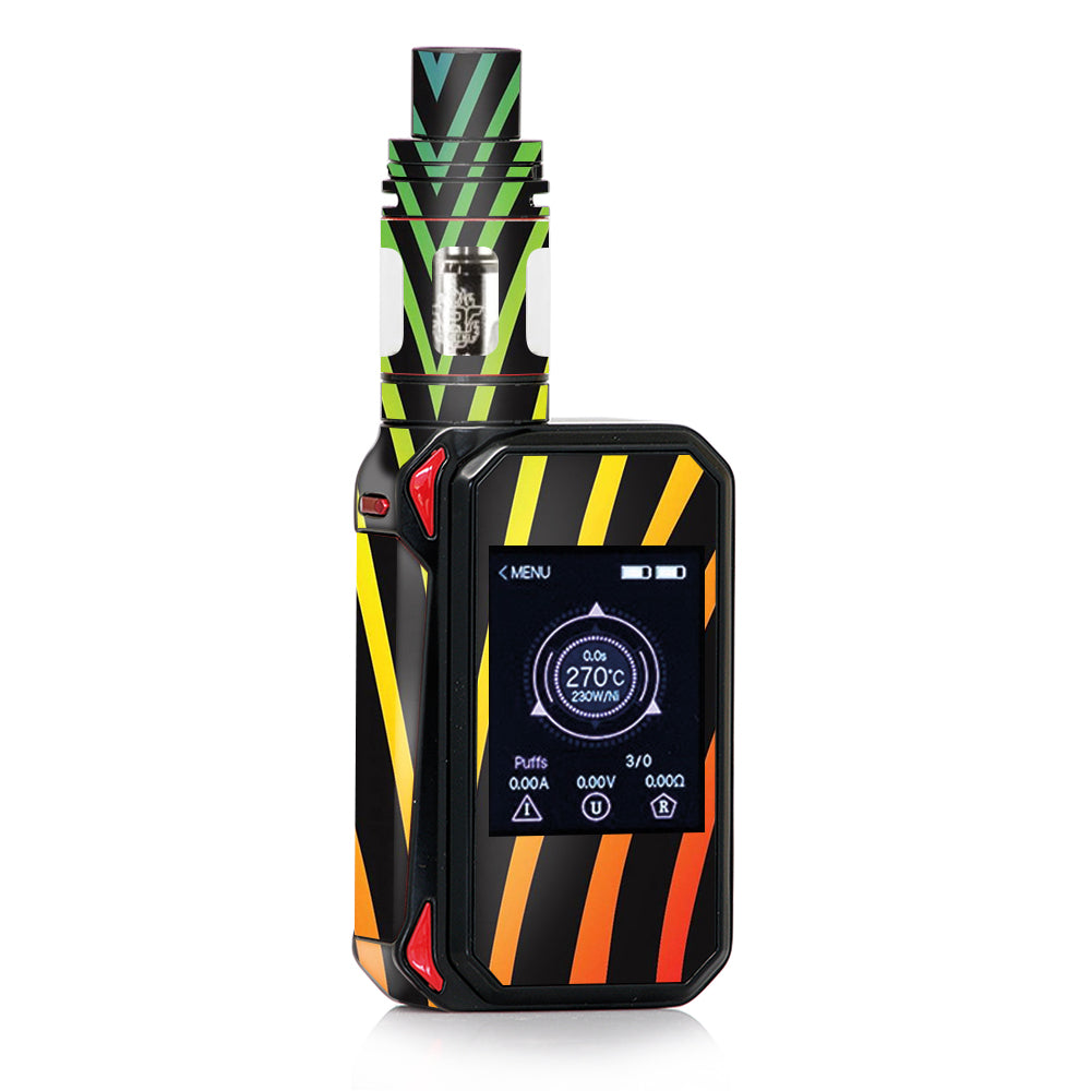   Zebra Stripe Rainbow Smok G-priv 2 Skin