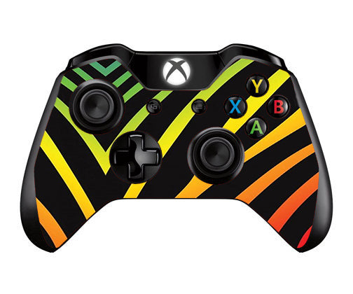   Zebra Stripe Rainbow Microsoft Xbox One Controller Skin