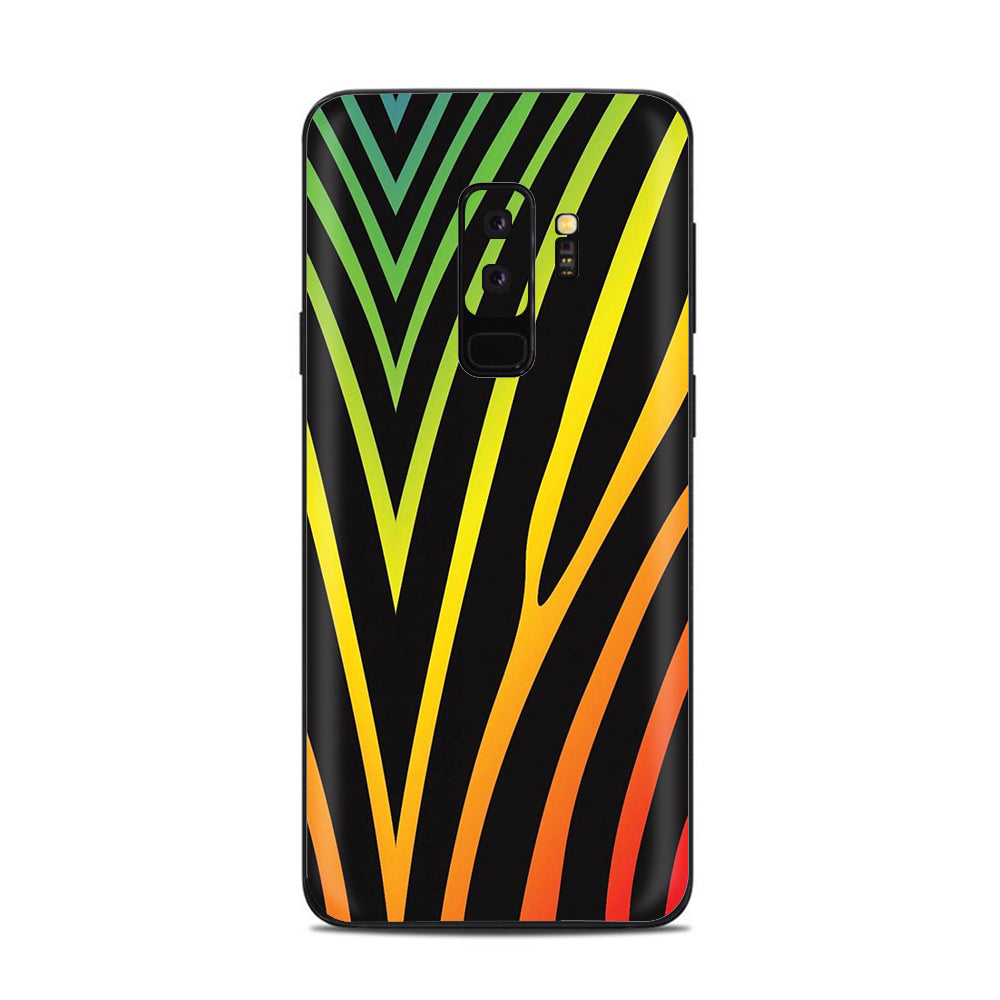   Zebra Stripe Rainbow Samsung Galaxy S9 Plus Skin