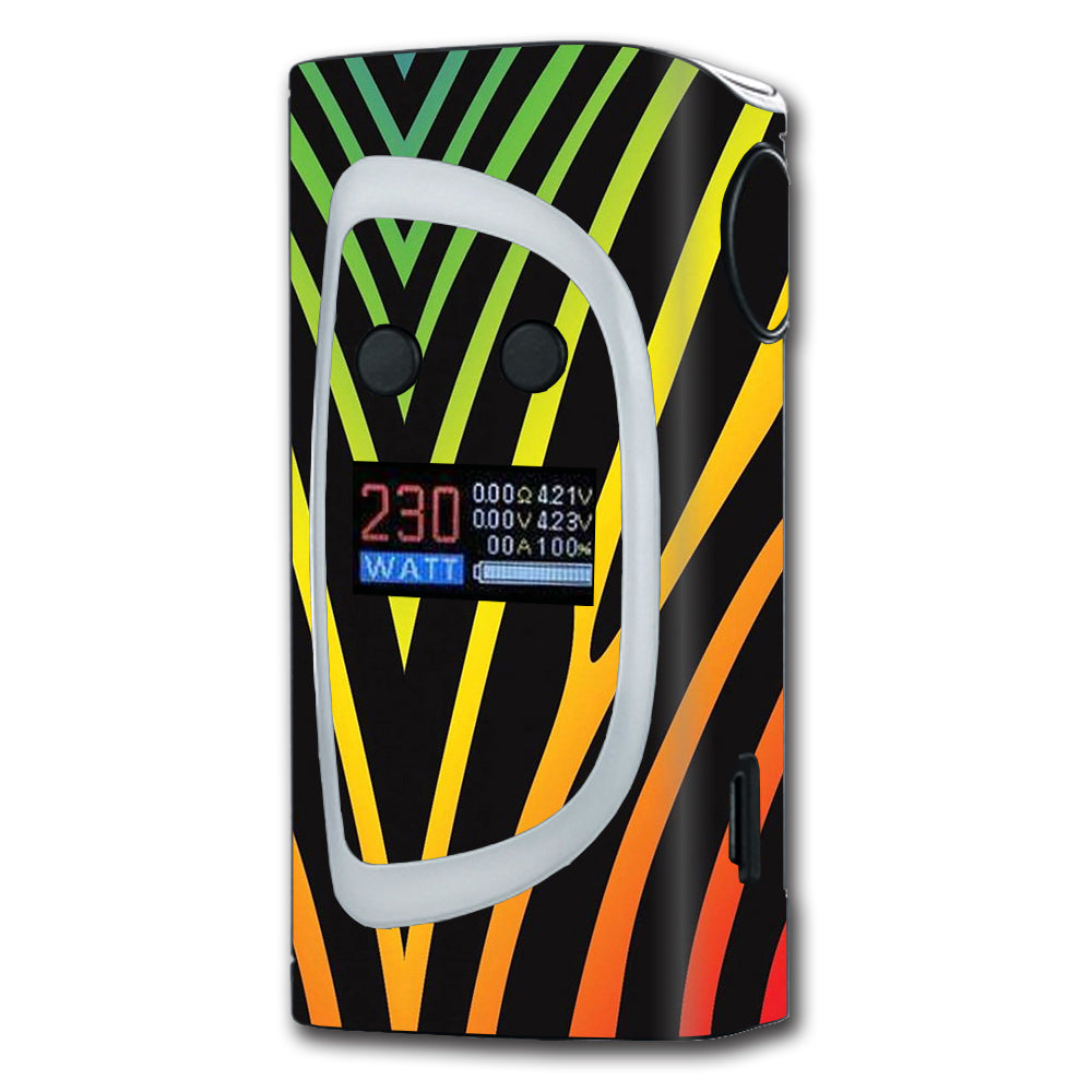   Zebra Stripe Rainbow Sigelei Kaos Spectrum Skin