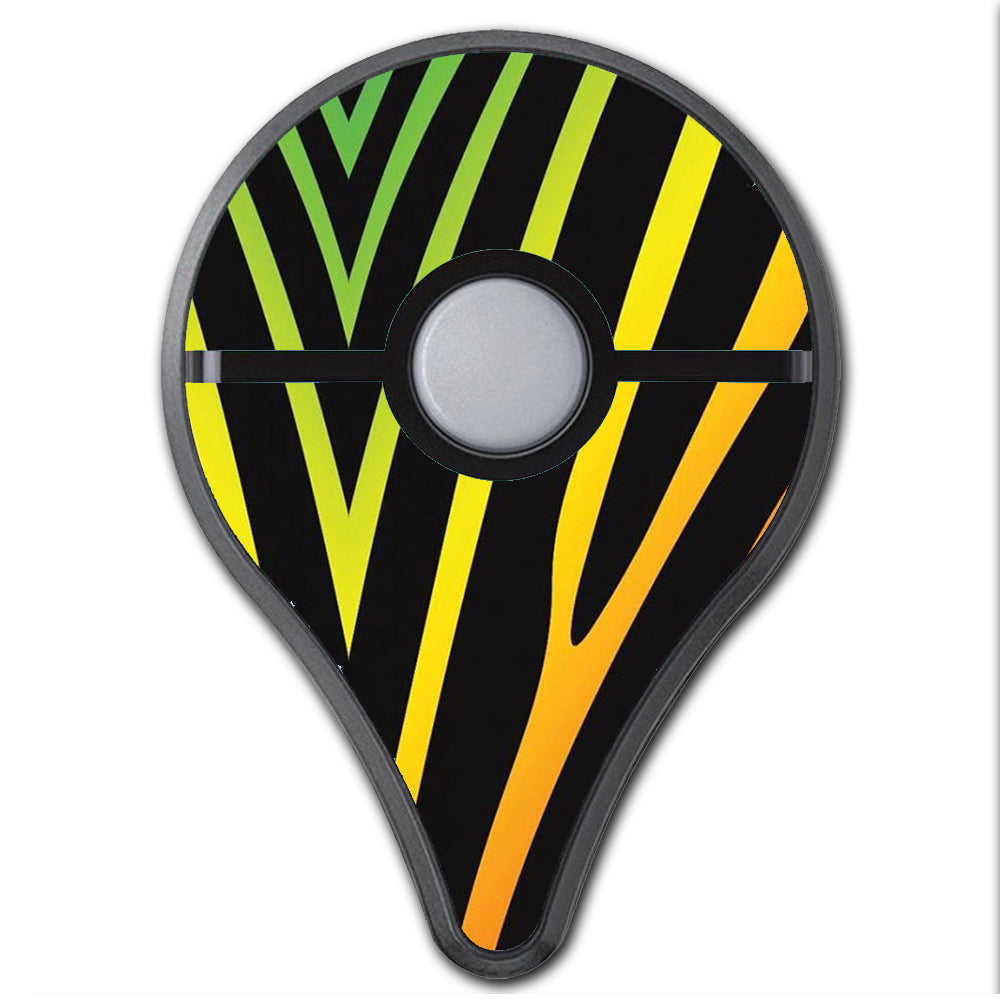   Zebra Stripe Rainbow Pokemon Go Plus Skin