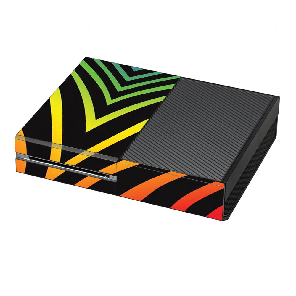   Zebra Stripe Rainbow Microsoft Xbox One Skin