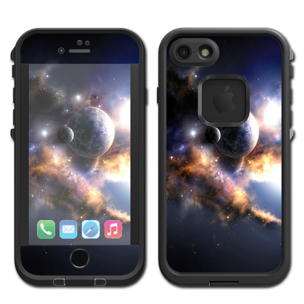  Planets Moons Space Lifeproof Fre iPhone 7 or iPhone 8 Skin