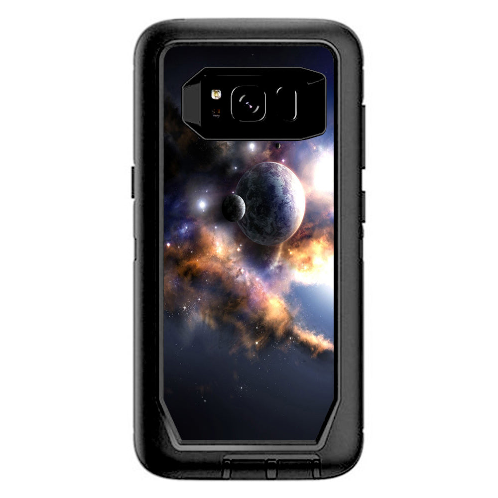  Planets Moons Space Otterbox Defender Samsung Galaxy S8 Skin