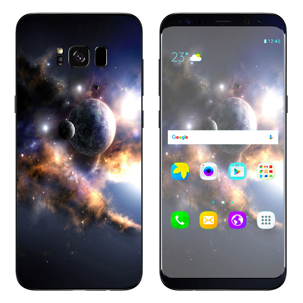  Planets Moons Space Samsung Galaxy S8 Skin